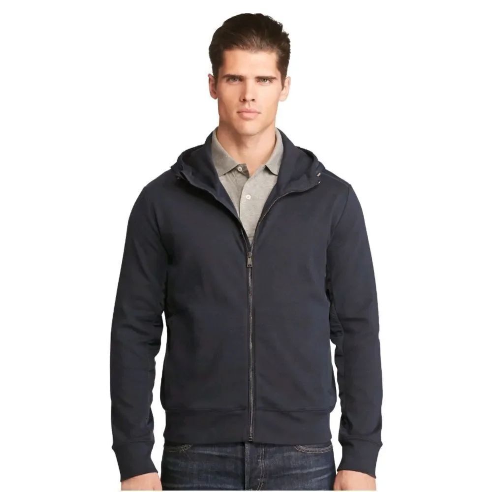 Polo Ralph Lauren Navy Hooded Casual Jacket Sz Large